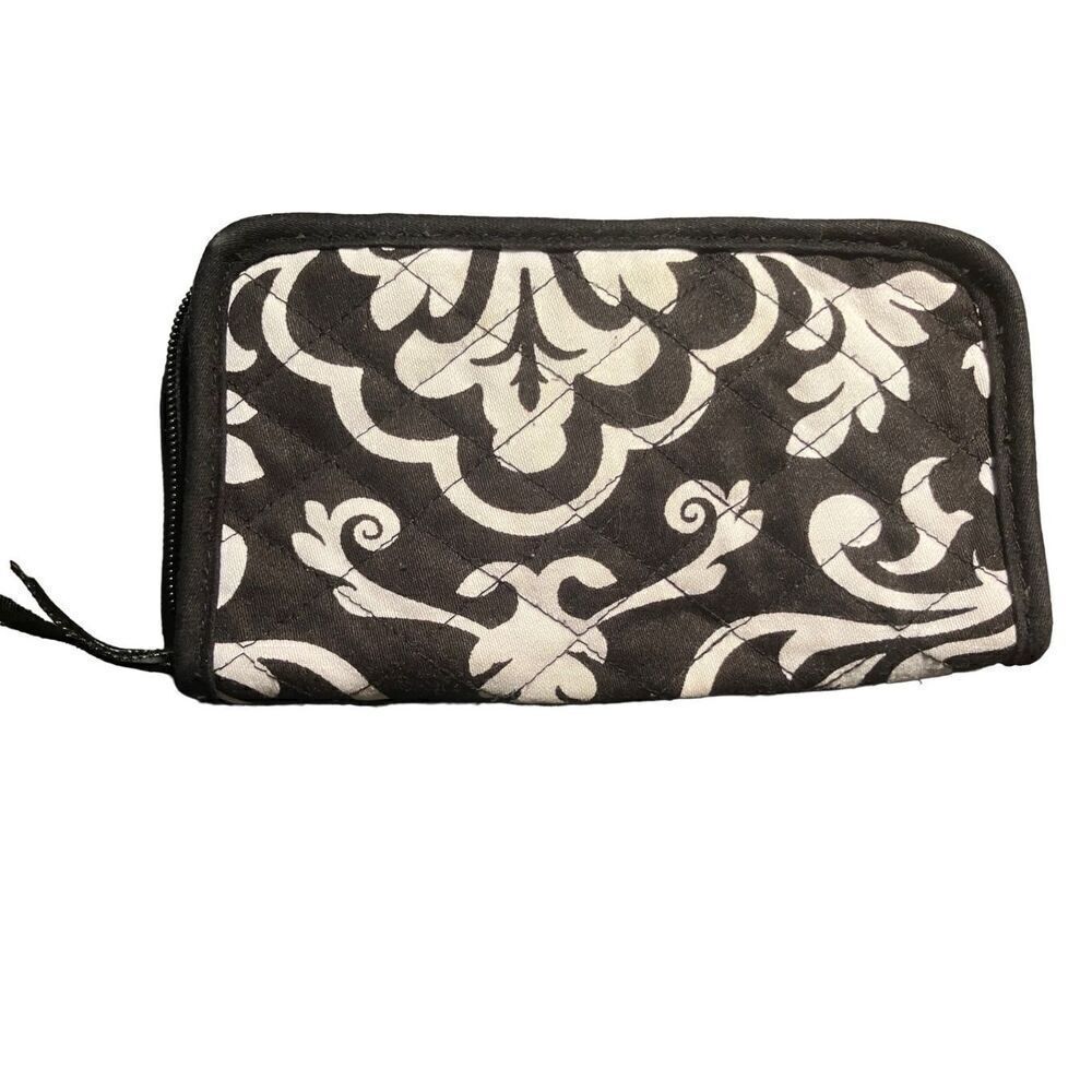 Vera‎ Bradley Black & White Wallet - Picture 1 of 8